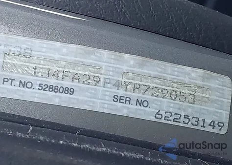 2000 Jeep Wrangler Se из США, поврежденный, VIN 1J4FA29P4YP729053